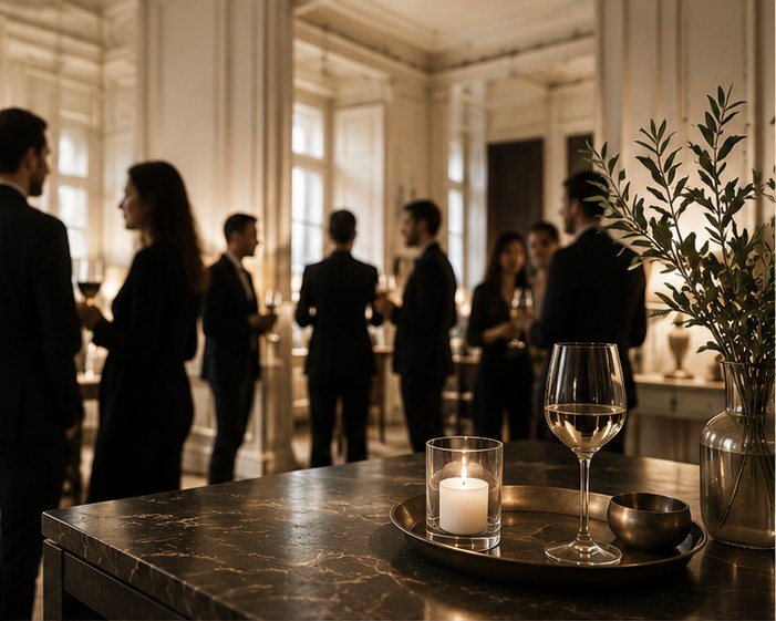 Détail de boiserie en noyer